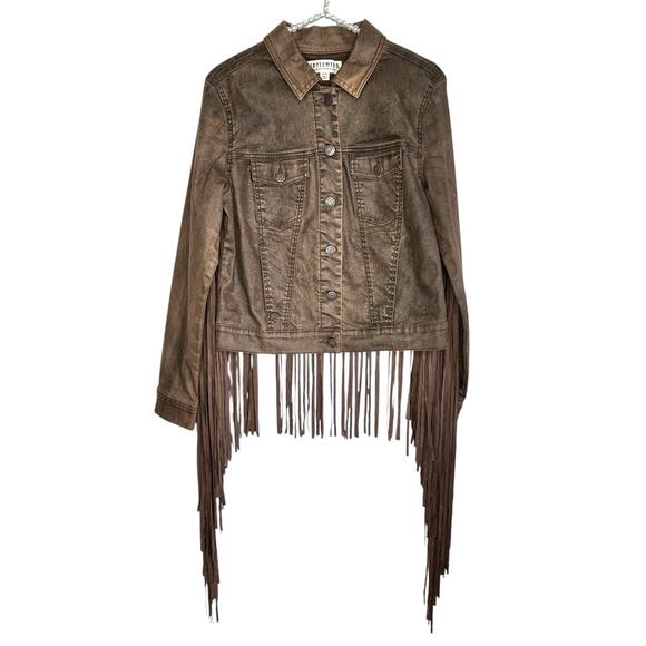 Idyllwind Miranda Lambert Fringe Jacket Womens Small Fringe‎ Western Boho Chic - Picture 13 of 14